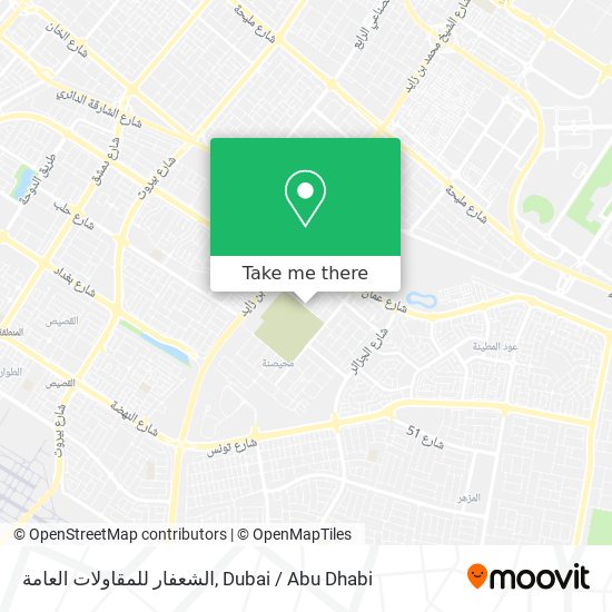 الشعفار للمقاولات العامة map