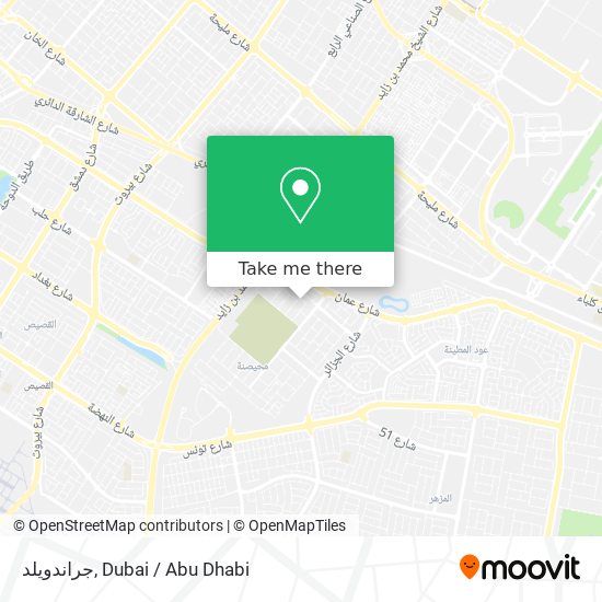 جراندويلد map