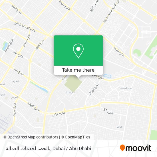 بالحصا لخدمات العمالة map