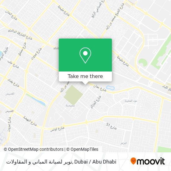 توير لصيانة المباني و المقاولات map