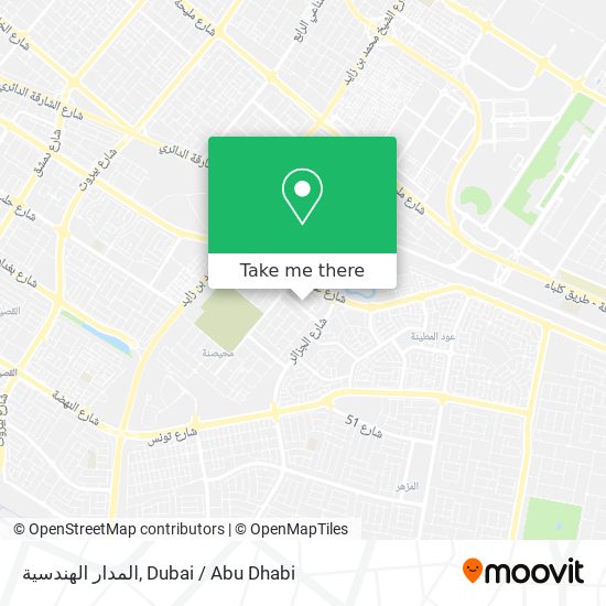 المدار الهندسية map