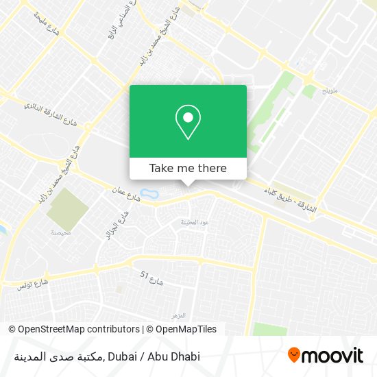 مكتبة صدى المدينة map