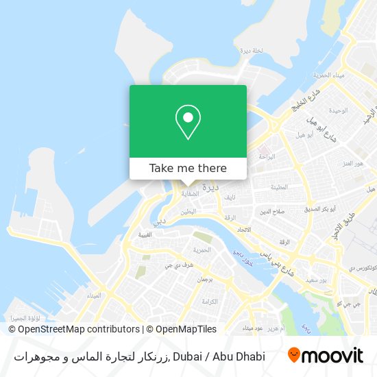 زرنكار لتجارة الماس و مجوهرات map