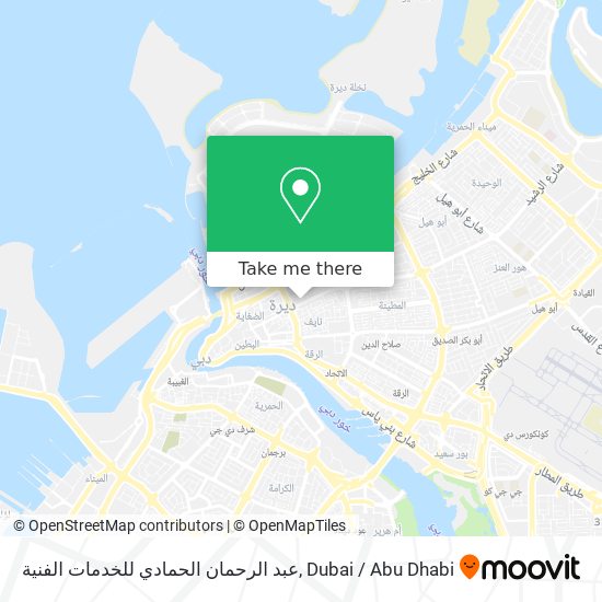 عبد الرحمان الحمادي للخدمات الفنية map
