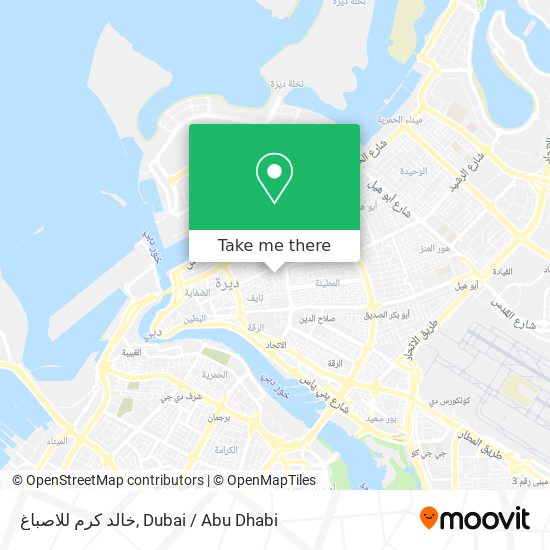 خالد كرم للاصباغ map