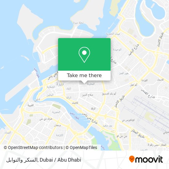 السكر والتوابل map