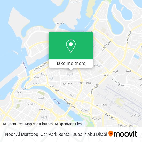 Noor Al Marzooqi Car Park Rental map