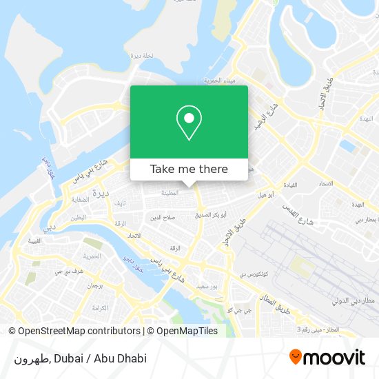 طهرون map