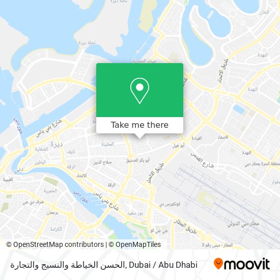 الحسن الخياطة والنسيج والتجارة map