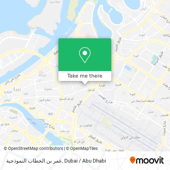 عمر بن الخطاب النموذجية map