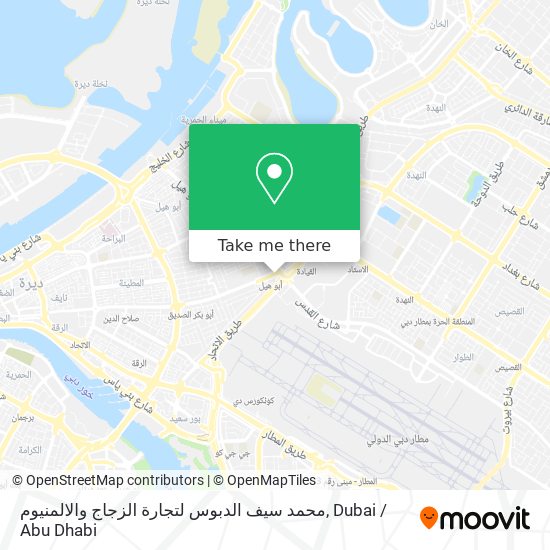 محمد سيف الدبوس لتجارة الزجاج والالمنيوم map