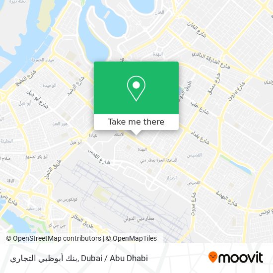 بنك أبوظبي التجاري map