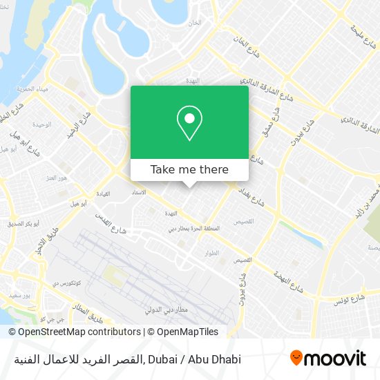 القصر الفريد للاعمال الفنية map