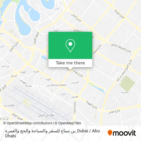 بن سباع للسفر والسياحة والحج والعمرة map