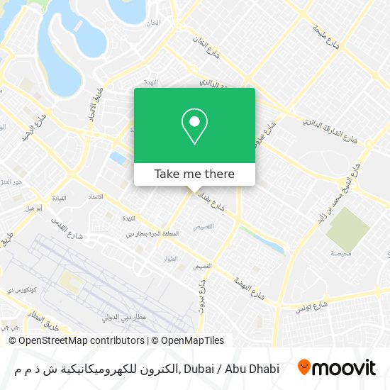 الكترون للكهروميكانيكية ش ذ م م map