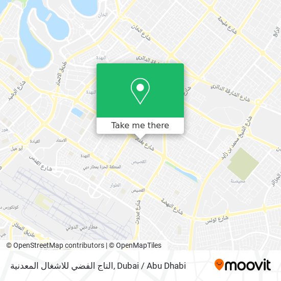 التاج الفضي للاشغال المعدنية map