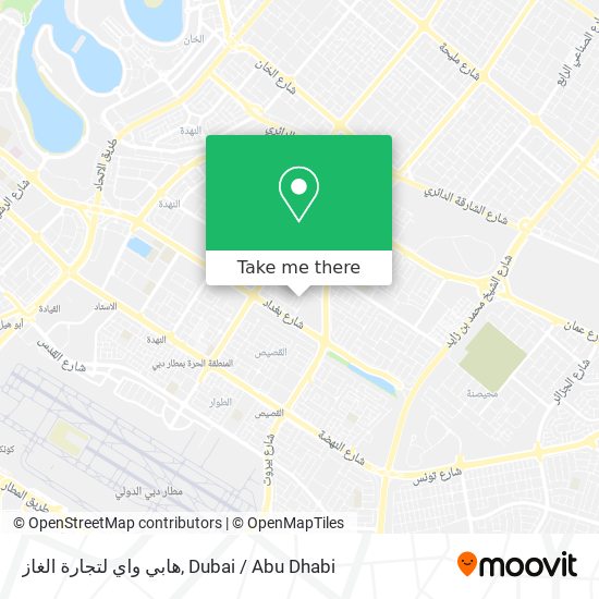 هابي واي لتجارة الغاز map