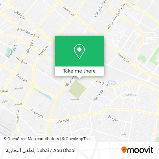 لطفي التجارية map