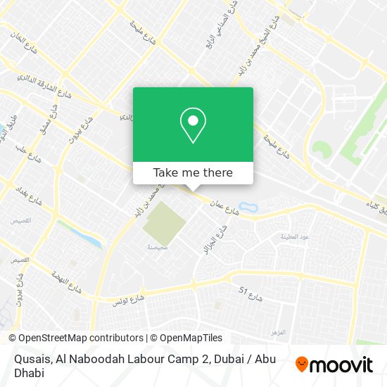 Qusais, Al Naboodah Labour Camp 2 map