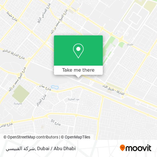 شركة القبيسي map