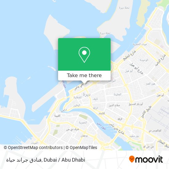 فنادق جراند حياة map