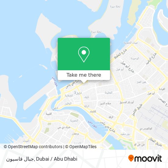 جبال قاسيون map