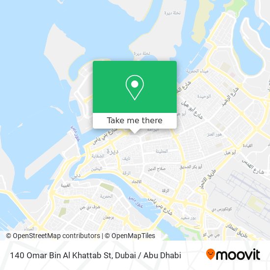 140 Omar Bin Al Khattab St map