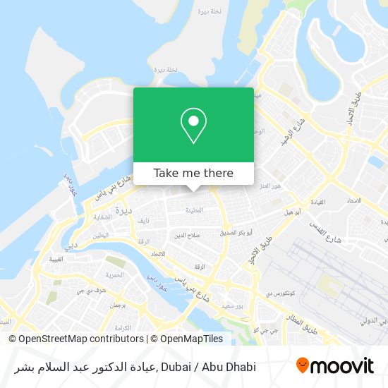 عيادة الدكتور عبد السلام بشر map