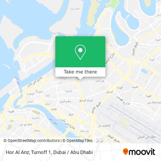 Hor Al Anz, Turnoff 1 map