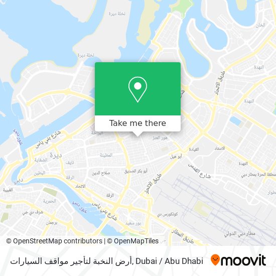 أرض النخبة لتأجير مواقف السيارات map