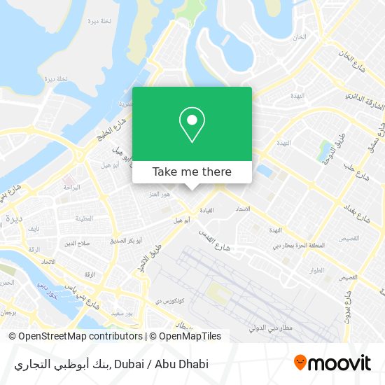 بنك أبوظبي التجاري map