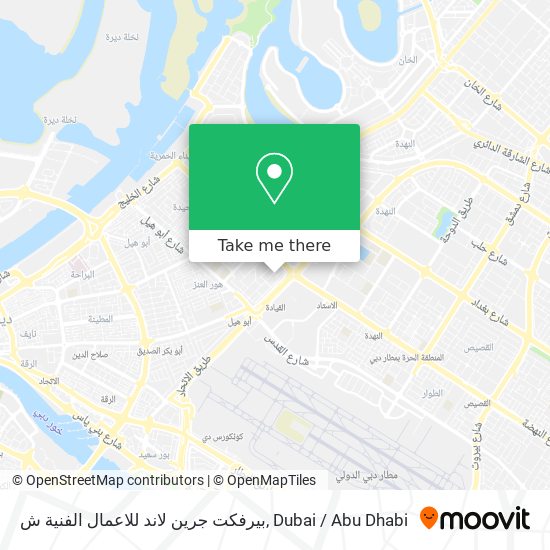 بيرفكت جرين لاند للاعمال الفنية ش map