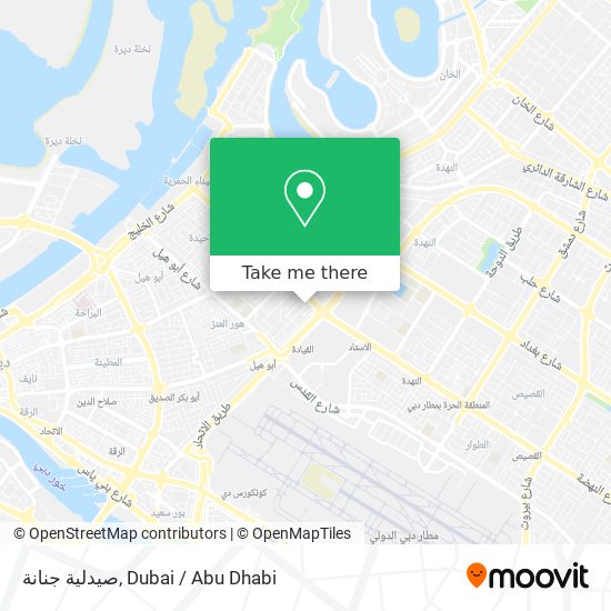 صيدلية جنانة map