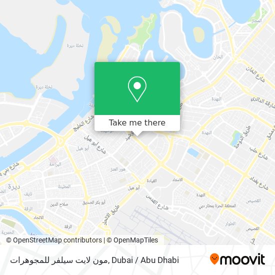 مون لايت سيلفر للمجوهرات map