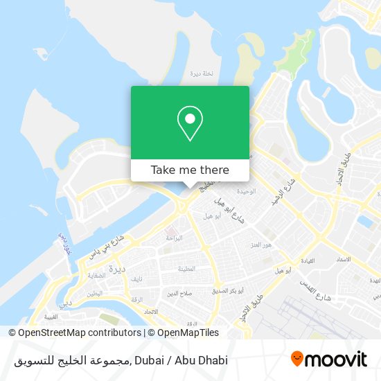مجموعة الخليج للتسويق map