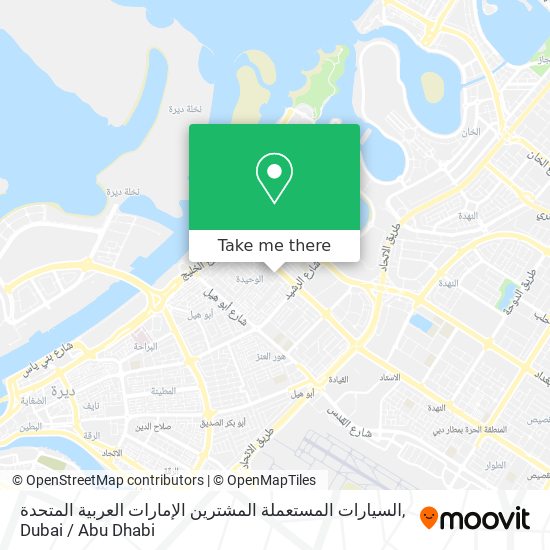 السيارات المستعملة المشترين الإمارات العربية المتحدة map