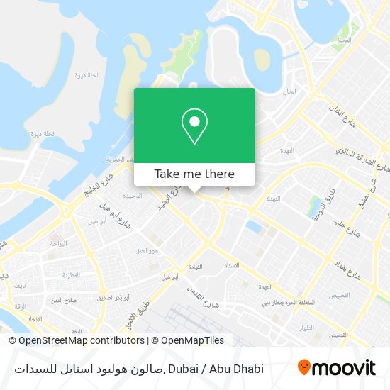 صالون هوليود استايل للسيدات map