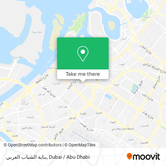 بناية الشباب العربي map