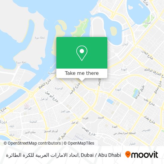اتحاد الامارات العربية للكرة الطائرة map
