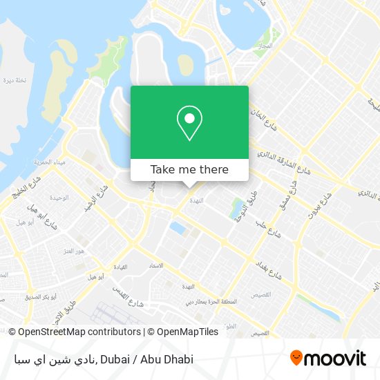 نادي شين اي سبا map