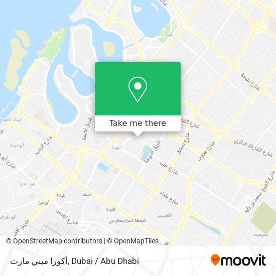 أكورا ميني مارت map