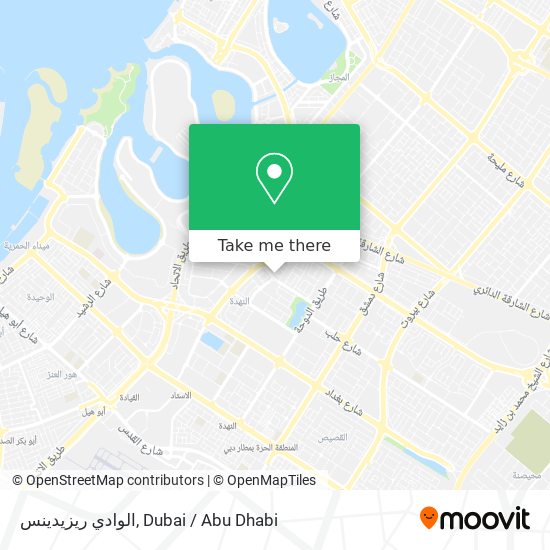 الوادي ريزيدينس map