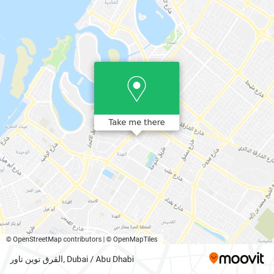 القرق توين تاور map