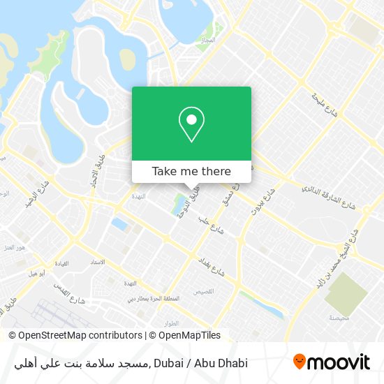 مسجد سلامة بنت علي أهلي map