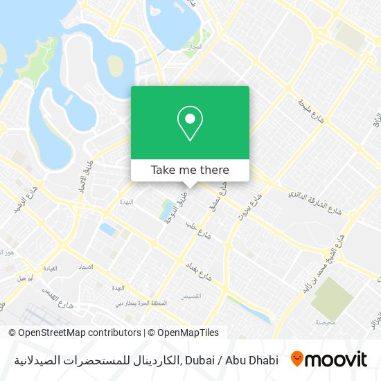 الكاردينال للمستحضرات الصيدلانية map