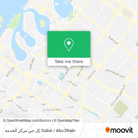 إل جي مركز الخدمة map