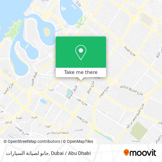 جانو لصيانة السيارات map