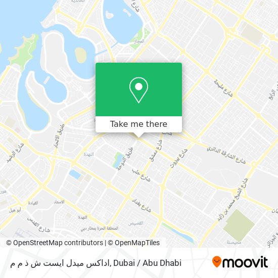 اداكس ميدل ايست ش ذ م م map