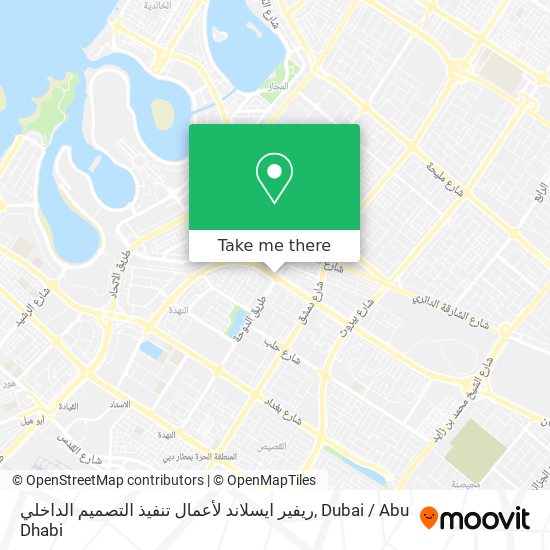 ريفير ايسلاند لأعمال تنفيذ التصميم الداخلي map