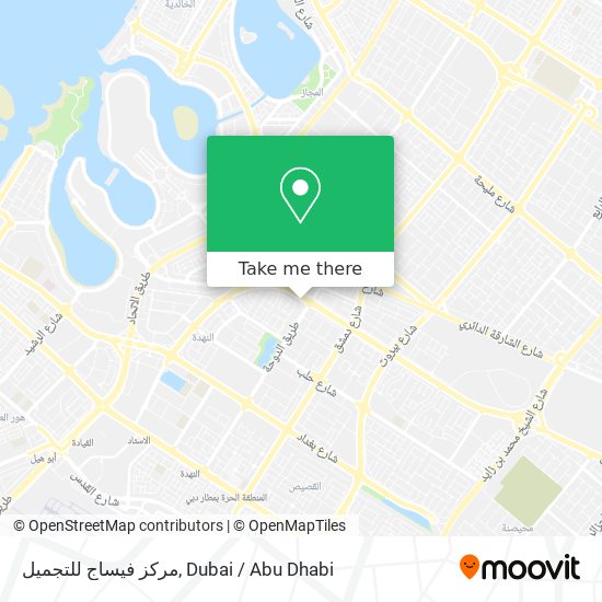 مركز فيساج للتجميل map